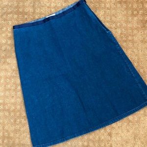 Halogen denim skirt